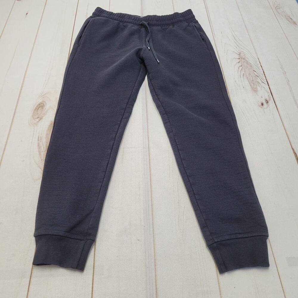 The Game USA black jogger pants athletic heavyweight fleece cotton medium